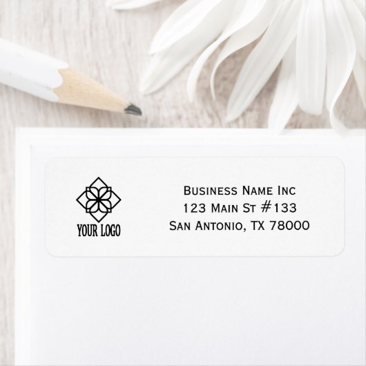 Zakelijk logo aangepast retouradres etiket (Insitu)