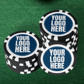 Zakelijk logo Aangepaste bedrijfsfoto Poker Chips