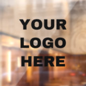 Zakelijk logo Aangepaste bedrijfsfoto Raamsticker (Vel 2)