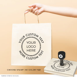 Zakelijk Logo Aangepaste Tekst Rubber Stempel