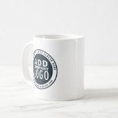 Zakelijk Logo Aangepaste Website-adres Koffiemok (Voorkant links)