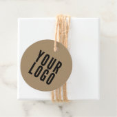 Zakelijk Logo Adres Kraft Label (In situ)