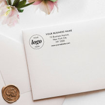 Zakelijk Logo-adres Minimalist Professional