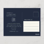 Zakelijk Logo Bedrijf Foto Vakantie Briefkaart (Achterkant)