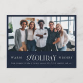 Zakelijk Logo Bedrijf Foto Vakantie Briefkaart (Voorkant)