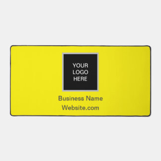 Zakelijk logo Bedrijf Geel Minimalistisch Bureaumat