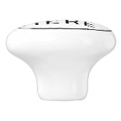 Zakelijk Logo Bedrijf Op Maat Keramische Knop (Zijkant)