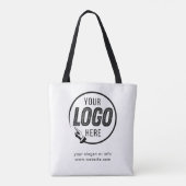 Zakelijk Logo Bedrijf Professioneel Bedrijf Tote Bag (Achterkant)