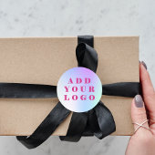 Zakelijk logo bedrijf ronde sticker