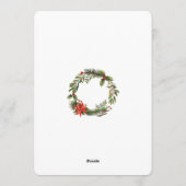 Zakelijk Logo Bedrijfs Kerstfeest Kaart (Achterkant)