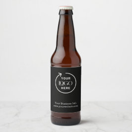 Zakelijk Logo  Bedrijfs Merk Minimalistisch Bier Etiket