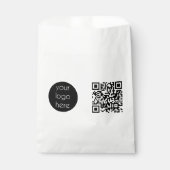 Zakelijk logo Bedrijfs Promotie QR Code Bedankzakje (Voorkant)