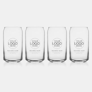 Zakelijk Logo Bedrijfs Promotionele Swag Aangepast Blikvorm Glas