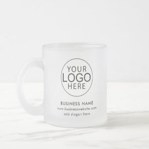 Zakelijk Logo Bedrijfs Promotionele Swag Aangepast Matglas Koffiemok