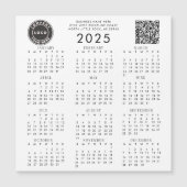 Zakelijk Logo Bedrijfs QR Code 2025 Agenda (Voorkant)