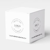 Zakelijk logo bedrijfsevenement op maat cadeau bedankdoosjes (Voorkant Zijde)