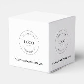 Zakelijk logo bedrijfsevenement op maat cadeau bedankdoosjes (Achterkant)