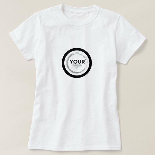 Zakelijk Logo Bedrijfslogo Personeel T-shirt (Design voorkant)