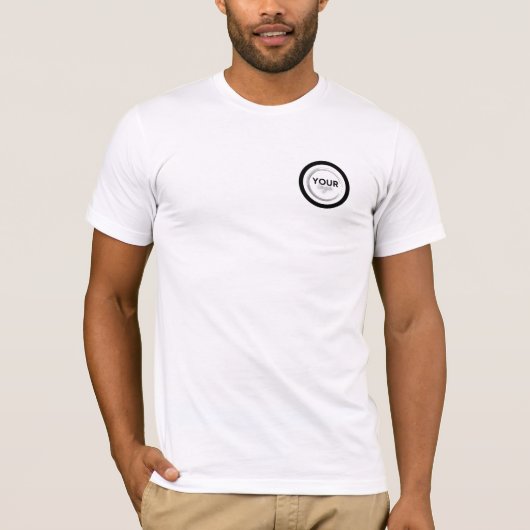 Zakelijk Logo Bedrijfslogo Personeel T-shirt (Voorkant)