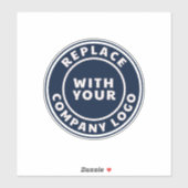 Zakelijk Logo Bedrijfsmedewerkers Laptop Sticker (Vel)