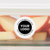 Zakelijk logo & bewerkbare tekst Waterdicht Labels (Aangebracht)