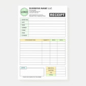 (Zakelijk Logo Blok) Betalingsfactuur Ontvangstbew Post-it® Notes (Voorkant)