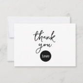 Zakelijk logo branding bedankkaart (Voorkant)
