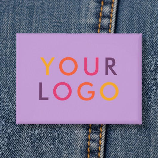 Zakelijk Logo Branding Paars Button