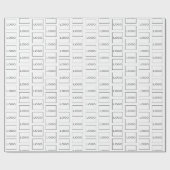 Zakelijk Logo Branding Professioneel Elegant Eenvo Cadeaupapier (Vlak)