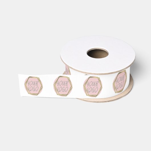Zakelijk Logo Branding Professionele Baas Grosgrain Lint (Spoel)