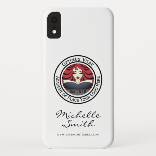 Zakelijk logo Case-Mate iPhone case (Achterkant)