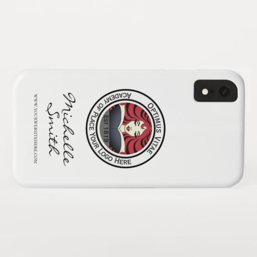 Zakelijk logo Case-Mate iPhone case (Achterkant (horizontaal))