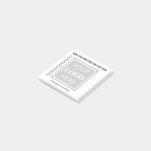 Zakelijk Logo Checklijst Post-it® Notes (Schuin)