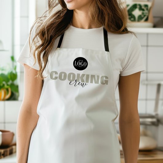 Zakelijk Logo Cooking Crew Matching Groep Schort