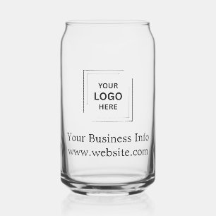 Zakelijk Logo Corporate Promotioneel Modern Blikvorm Glas