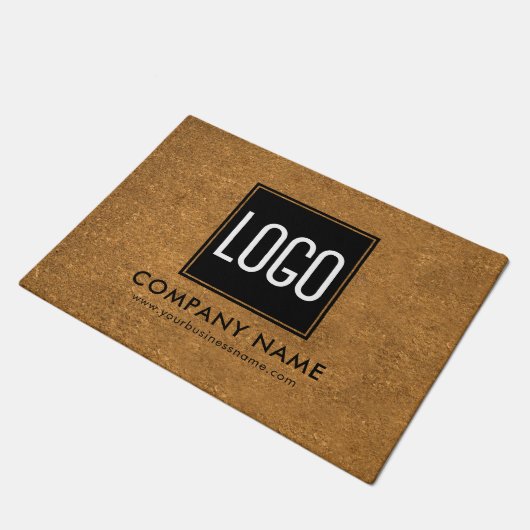 Zakelijk Logo Deurmat – Nep Coir Inloopmat (Schuin)