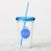 Zakelijk logo | Eigen merk Acryl Drinkbeker (Achterkant)