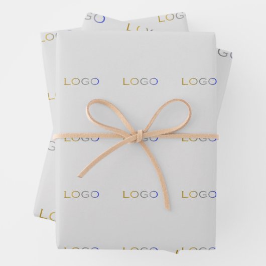 Zakelijk Logo Elegante eenvoudige branding Inpakpapier Vel (In situ)