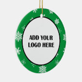 Zakelijk logo en klantinformatie   keramisch ornament (Rechts)