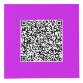 Zakelijk logo en QR-code promotionele kubus voorbe (Rechts)