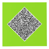 Zakelijk logo en QR-code promotionele kubus voorbe (Rechts)