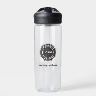 Zakelijk logo en website aangepast bedrijfspersone waterfles