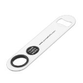 Zakelijk logo en website | Bar restaurants Speed Flessenopener (Voorkant Gekanteld)