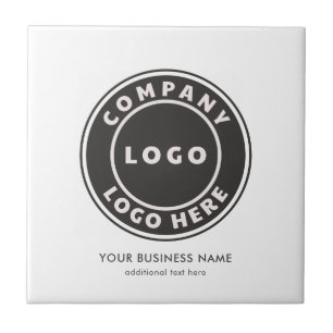 Zakelijk logo en website bedrijfspromotie toevoege tegeltje