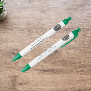 Zakelijk logo en website op maat gemaakt merk zwarte inkt pen