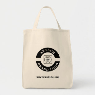Zakelijk logo en website promotionele branding tote bag