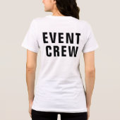 Zakelijk Logo Evenement Tri-Blend Shirt (Achterkant)