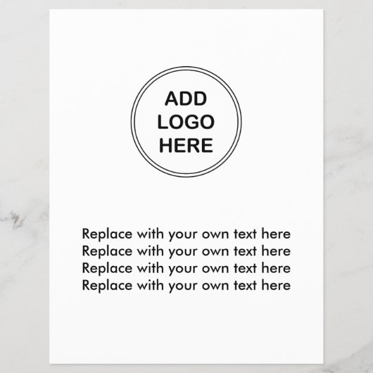 Zakelijk Logo Flyer Sjabloon (Voorkant)