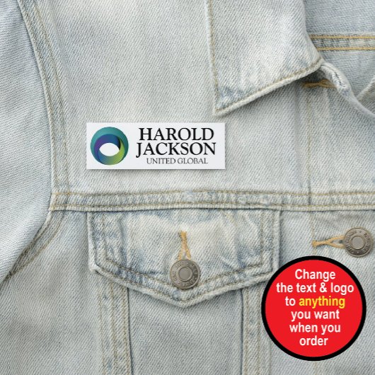Zakelijk Logo Gepersonaliseerd Naamplaatje