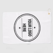 Zakelijk logo golfhanddoek (Horizontaal)